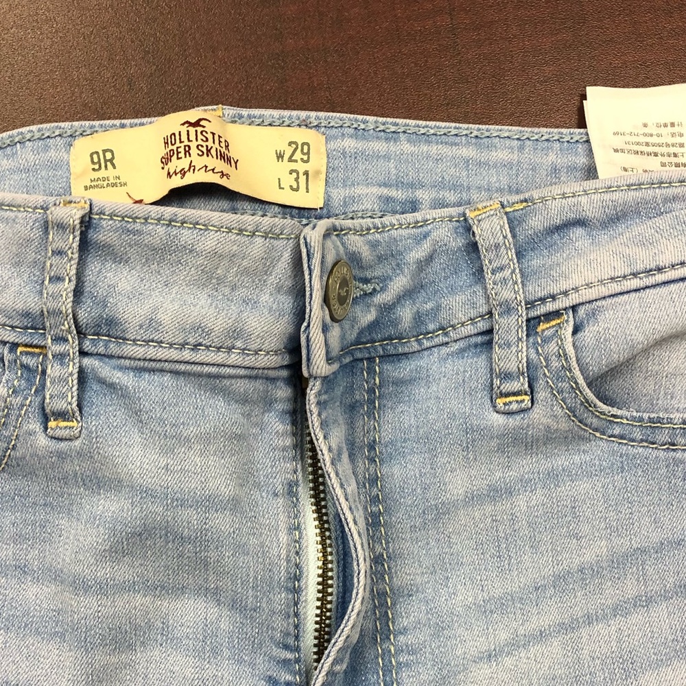 Hollister high rise super skinny jeans
